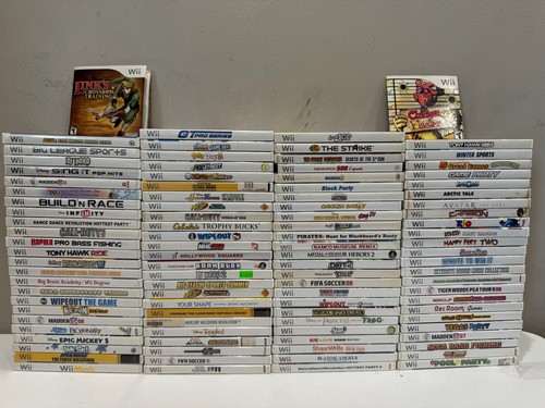 Wii game bundle lot 100 - bundle, lot!